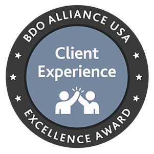 BDO Client Experience Award Logo